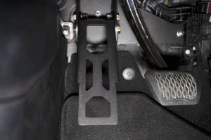 Jeep Wrangler Pedal Covers - Driver Side - DV8 Offroad - Adjustable Dead Pedal - Black - `18-`20